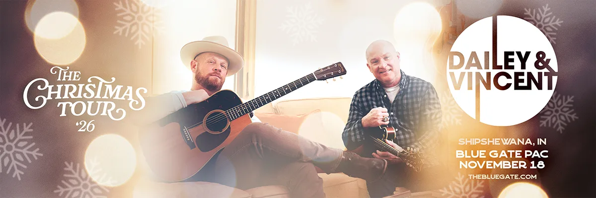 Dailey & Vincent Christmas - November 18, 2026 - Shipshewana, IN